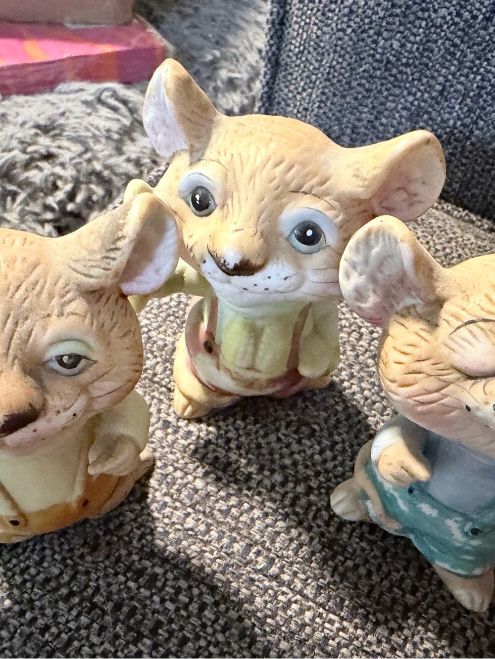 Vintage Homco Harvest Mice Figurines: Retro Farmhouse Decor - Picture 2 of 10